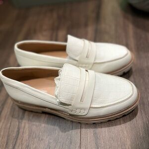 Women’s White Loafers